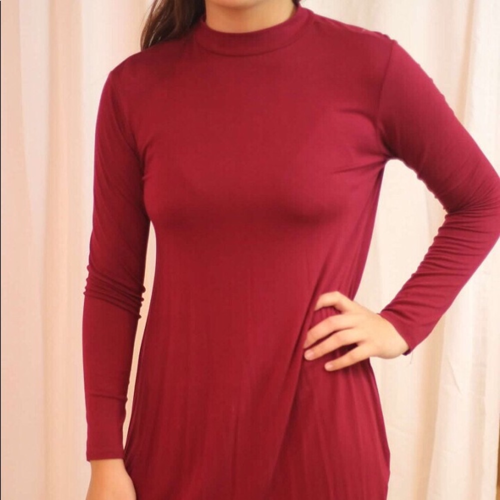 Red Piko Dress